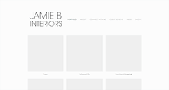 Desktop Screenshot of jamiebinteriors.com